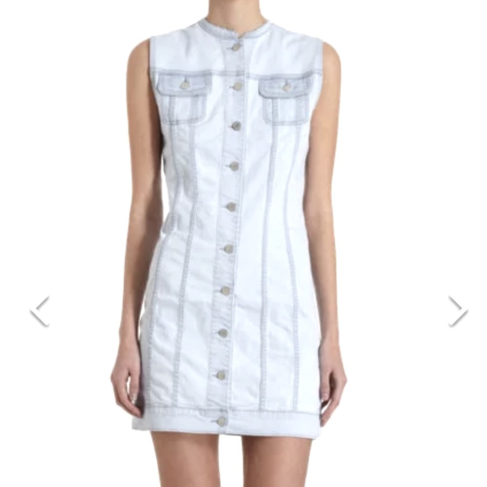 CHRISTOPHER KANE / J BRAND Denim white dress Size 2
